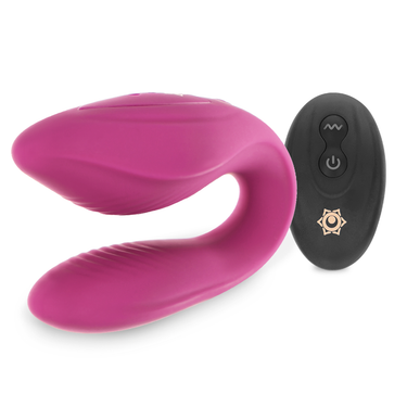Kama Ritual Vibratore U-Shape con 2 Motori e Telecomando